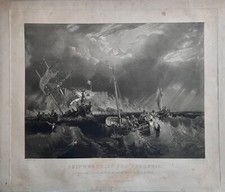 Shipwreck of the Frederic par R. G. Reeve d'après C. Mosin Chez J M Cormick 1829