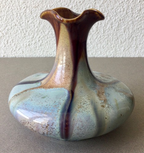 Vase grès flammé - vase, en