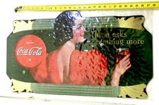 PLAQUE TOLE PUBLICITAIRE COCA COLA  BAR BRASSERIE 