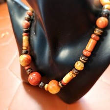 Collier Vintage 80's En Racine