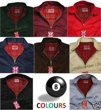 CLASSIQUE VESTE HARRINGTON MOD SKIN RETRO SCOOTER XS S M L XL XXL 3XL 4XL & 5XL