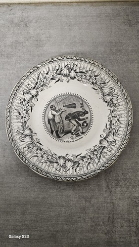 Assiette ancienne faïence