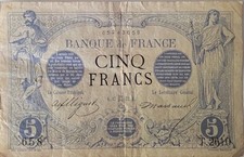 Lot  Billets  Anciens Francs 