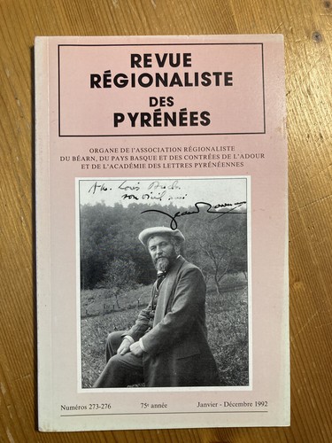 Revue régionaliste pyrénées - revue,