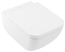 Pack combiné WC Villeroy & Boch Collaro, rectangulaire, mural, DirectFlush,