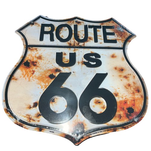 Rusty highway route metal - highway,