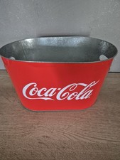 Grand seau à glace ovale en métal galvanisé refroidisseur baignoire de fête#370