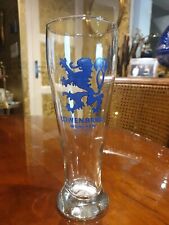 Ancien Verre À Bière Émaillé De Marque Lowenbrau Munchen 