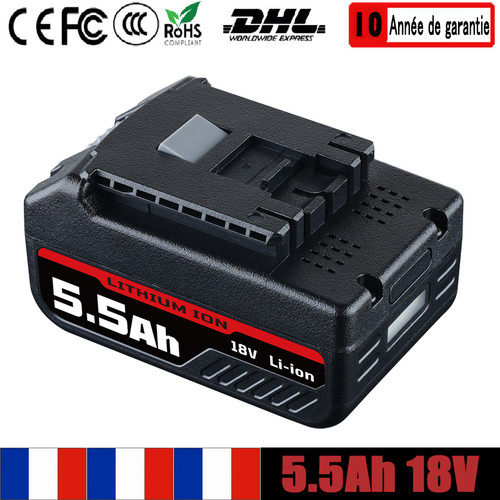 Batterie pour bosch 18v - 18v, 5,5ah