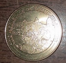 B42) un jeton touristique cité médiévale Semur en Auxois MDP 2013