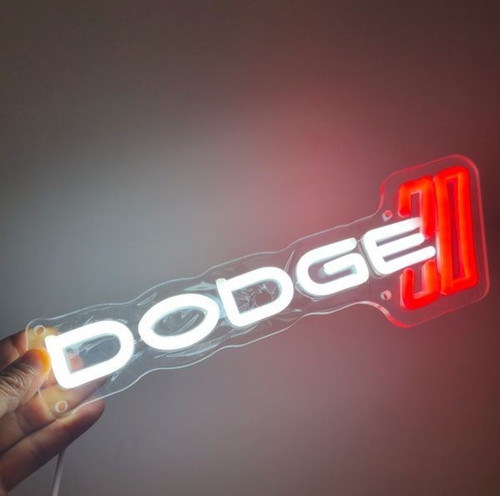 Dodge néon led decoration - dodge,