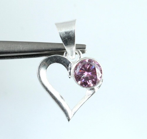 Pendentif cœur solitaire - pendentif,