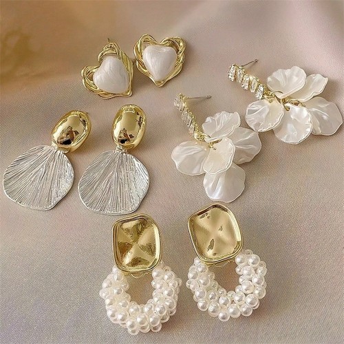 Boucles oreilles couleur - boucles, or