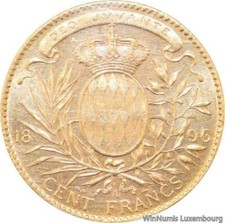 ZZ777 Rare Monaco 100 Francs