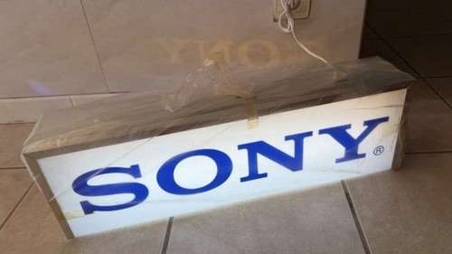 Sony enseigne lumineuse - enseigne,