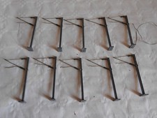 Vintage HO Scale Diecast metal catenary posts 1960s french model railway