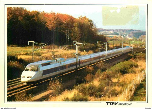 Carte postale trains - postale,