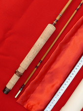 Pêche Canne à MOUCHE 7'8p Bambou Refendu Fly rod fishing cane Blank Pezon Michel