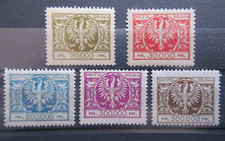 POLOGNE timbres N° 278 à 279 et 282 à 284 neuf ** cote 24 € en TBE lot ID236