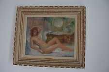 M. Reverberi nu huile sur toile signée