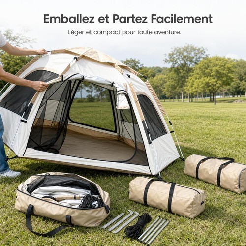 Tente camping automatique - tente, de