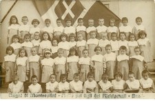 ITALIE   ( carte photo)   BAGNI DI MONTECATINI  groupe scolaire