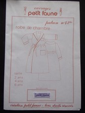 § patron ancien PETIT FAUNE