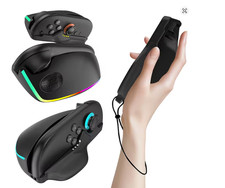 Adaptateur Joy-Cons 2 Souris Grip  avec leds RGB pour manette Nintendo Switch 2