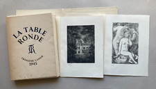 La Table Ronde. 1945 n°3. Tirage de tête Gravures de Michel CIRY & Maurice SAVIN
