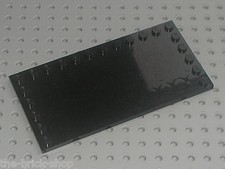Plaque lisse noire LEGO black