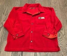 *** CHEMISE POLAIRE ENFANT POIVRE BLANC 6 ANS ORANGE TBE ***