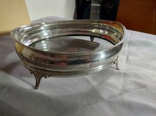 Plat argent massif sterling et cristal George III 1801 R. Hennell D. Hennell