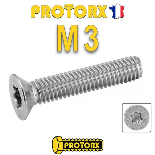 Vis torx tête fraisée - vis, m3