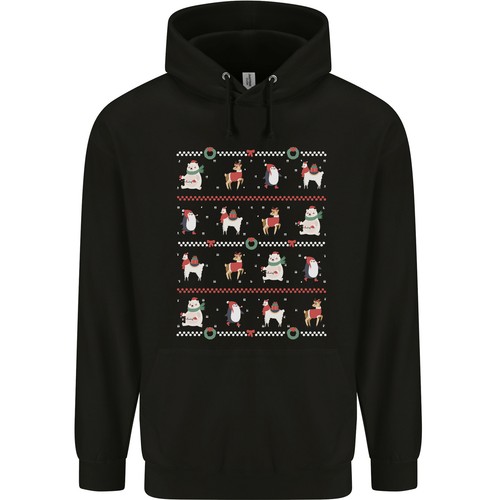 Noël pingouin lama renne ours - pingouin,