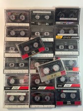 Lot De 20 TDK cassette k7 audio diverses Vierges Enregistrées 46