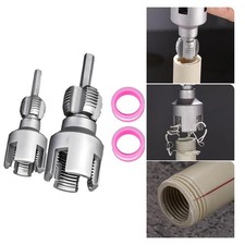 2x Outils de plomberie pour filetage de tube pour perceuse électrique