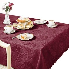 Nappe Ronde damassée Rose