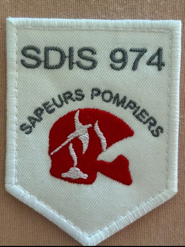 écusson sdis 974 - , réunion