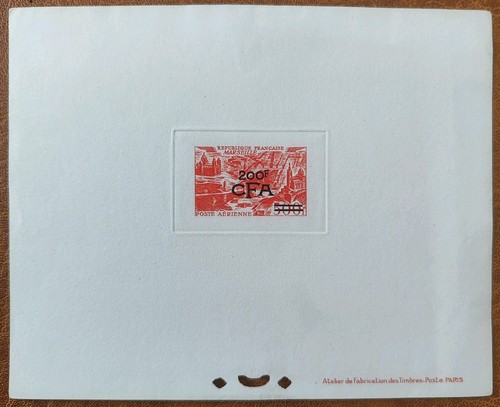 France timbres epreuve - france, de