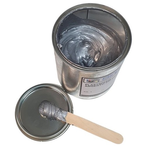 Encre plastisol argent 1kg - plastisol,