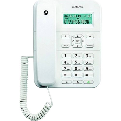 Motorola corded phone blanc - phone,