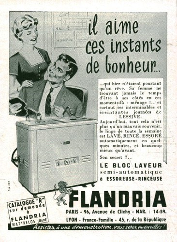 Publicité ancienne bloc - ancienne,