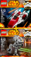 LEGO STAR WARS #30274, #30272 - AT-DP + A-Wing Starfighter  - 100% NEW / NEUF