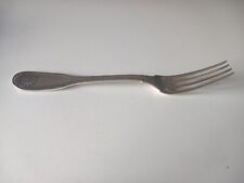 1  fourchette de table en métal argenté Christofle modèle coquille Vendôme