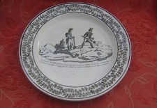 ANCIENNE ASSIETTE DE MONTEREAU THÈME LES MARECHAUX DE BONAPARTE 1800/1820 D205