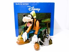 RARE - Figurine Dingo Goofy sur banc / bench - 12" Tall / 31,5cm - Disney 1990