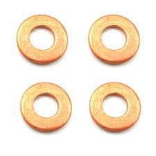 Lot de 4 joint d'injecteur en cuivre pour 1.5 DCI 7703062072 8200014894 9110702