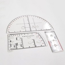 Règle mesure plastique - de, en