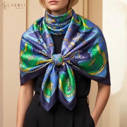 Rare vintage foulard soie - foulard,