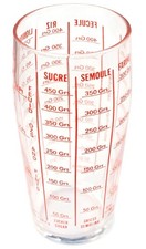 VERRE DOSEUR EN VERRE TREMPE